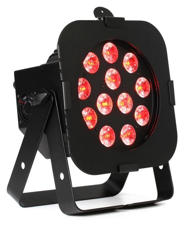 Adj 12px hex luminaria tipo par con 12 leds de 2w rgbaw+ uv